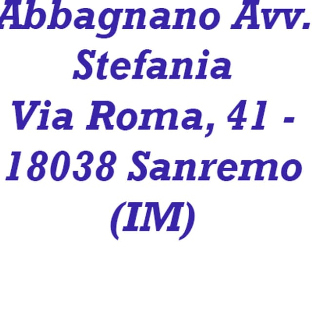 Abbagnano Avv. Stefania - Immagine 1
