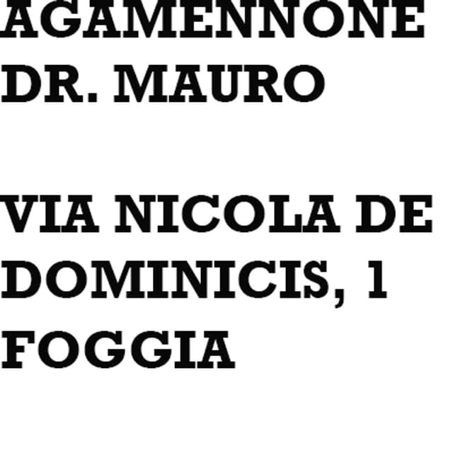 Agamennone Dr. Mauro - Immagine 1