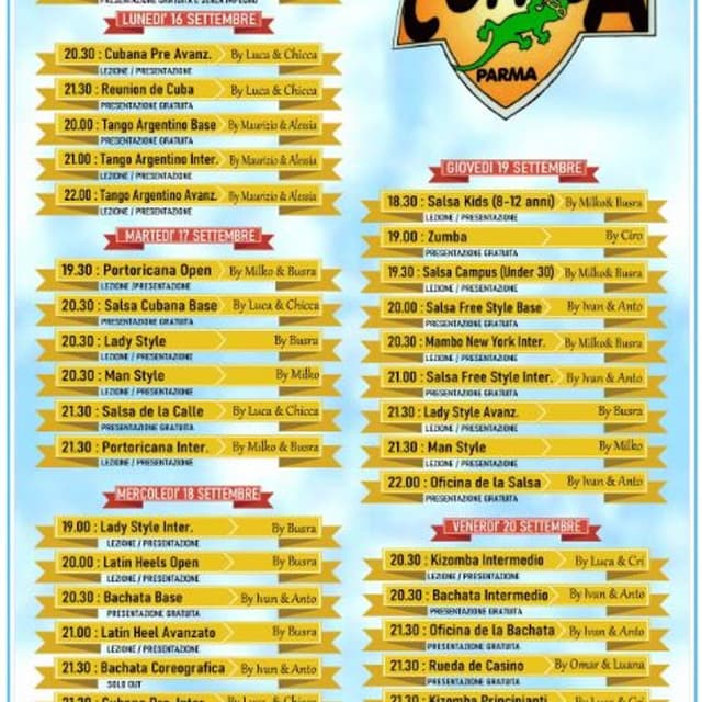 A.S.D. Cohiba Club Parma  Scuola di Ballo - Immagine 2