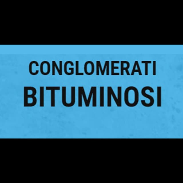 Conglomerati Bituminosi - Immagine 1