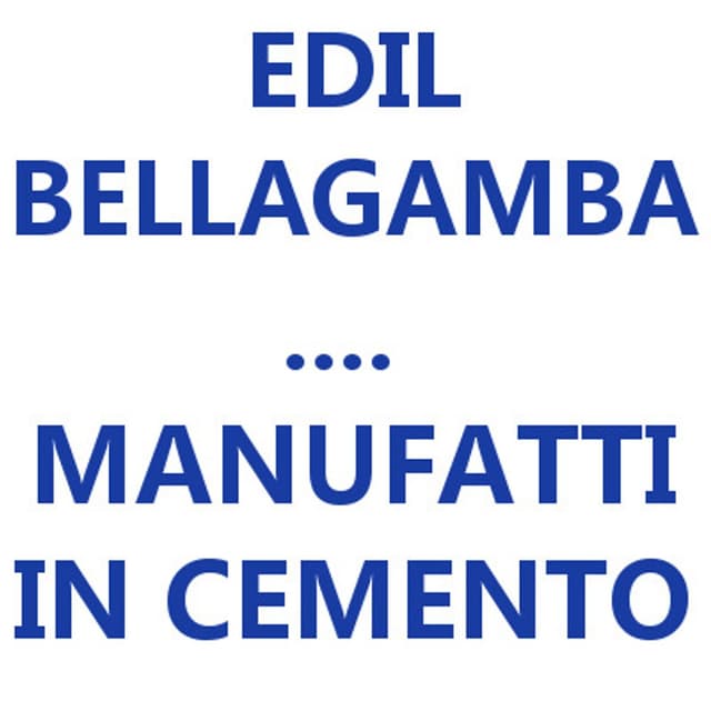 Edil Bellagamba - Manufatti in Cemento - Immagine 2