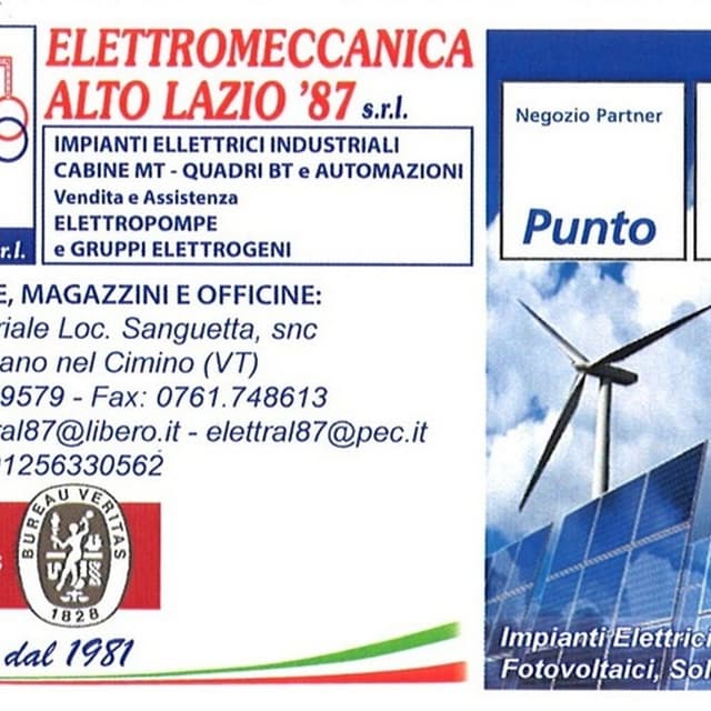 Elettromeccanica Alto Lazio '87 - Immagine 2