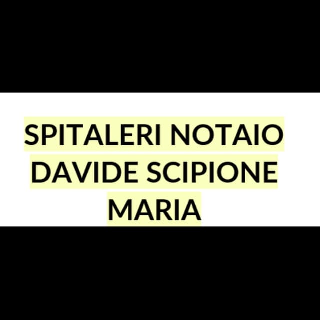 Spitaleri Notaio Davide Scipione Maria - Immagine 1