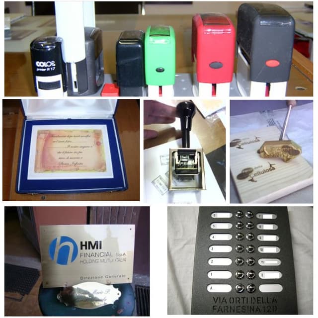 Timbri e Targhe Boccea - Immagine 1