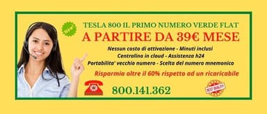 Attivazione numero verde