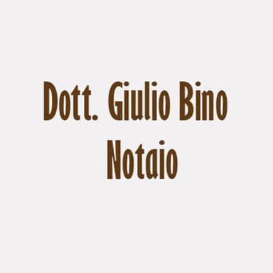 Biino Dr. Giulio Notaio