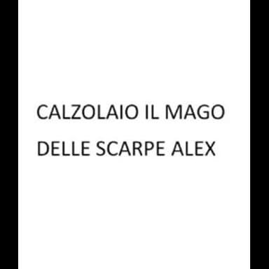 Calzolaio Il Mago delle Scarpe Alex
