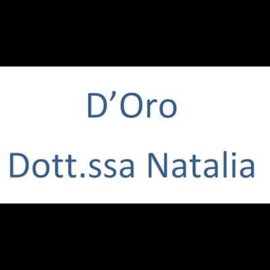 D'Oro Dott.ssa Natalia