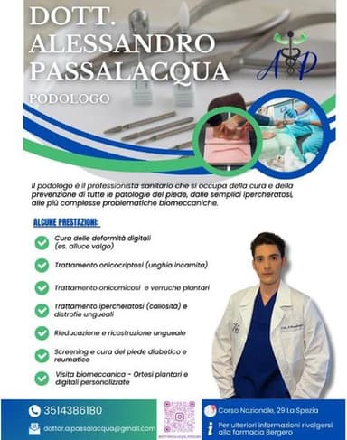 Dott. Alessandro Passalacqua, Podologo