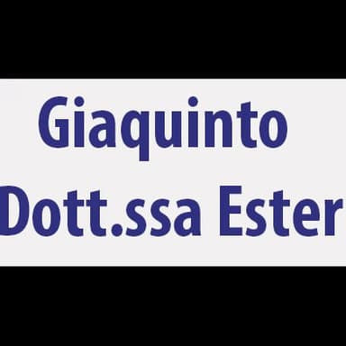 Giaquinto Dott.ssa Ester