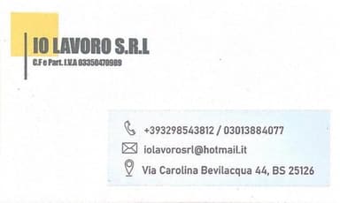 Io Lavoro S.R.L