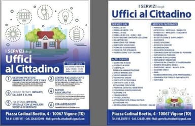 Lo Sportello al Servizio del Cittadino