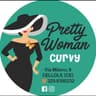 Logo Pretty woman curvy