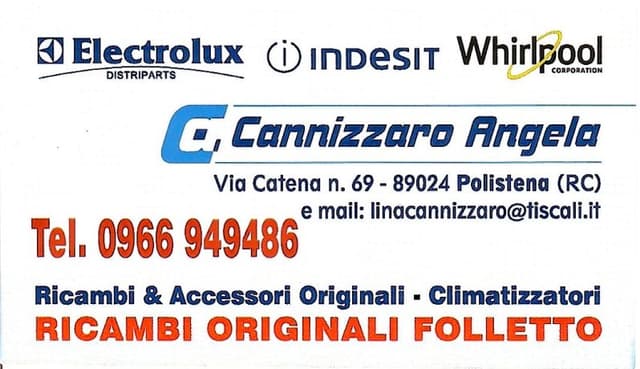 Angela Cannizzaro - Ricambi per Elettrodomestici e Installazione Incasso - Immagine 1