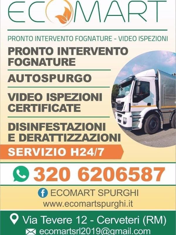 Ecomart | Autospurgo - Videoispezioni - Derattizzazione - Immagine 1