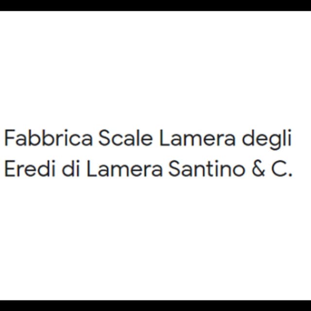 Fabbrica Scale Lamera - Immagine 2
