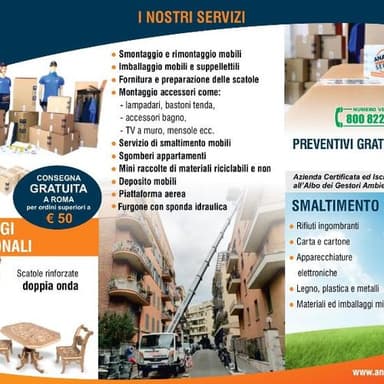 Anaden Servizi - Traslochi Trasporti e Smaltimenti