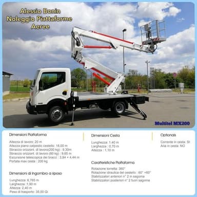 Bonin Alessio Noleggio Piattaforme Aeree