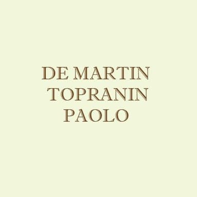 De Martin Topranin Paolo
