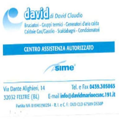 Ditta David Claudio Vendita Assistenza Caldaie