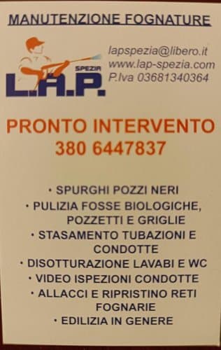 L.A.P Spezia manutenzione Fognature