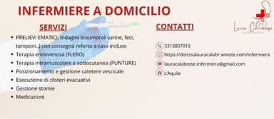Laura Calabrese Infermiera Domiciliare L'Aquila