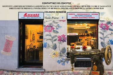 Levati Macchine per Cucire e Stiro dal 1927 Vendita,Riparazione, Ricambi
