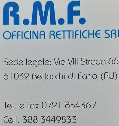 R.M.F. Officina Rettifiche